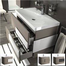 Mueble Moka Mate/Blanco CRONOS SALGAR