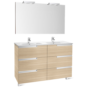 Mueble Pack Family roble 120cm Victoria-N Roca