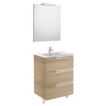 Mueble Pack Family roble 70cm Victoria-N Roca