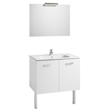 Mueble Pack 2 puertas blanco 80cm Victoria Basic Roca