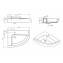 Lavabo suspendido ANGULAR NEWDAY