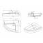 Lavabo suspendido ANGULAR NEWDAY