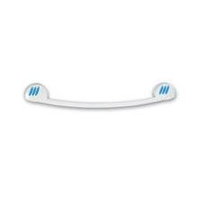 Toallero barra ABS blanco Timblau