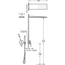 Kit de ducha monomando Class-Tres INOX