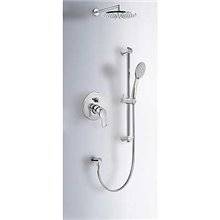 Kit de ducha empotrado K-Tres barra deslizante