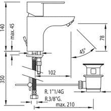 Grifo de lavabo BM-TRES eco-eficiente