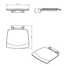 Asiento de ducha architect COSMIC