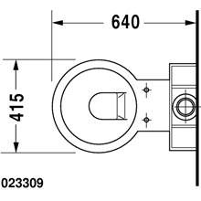 Inodoro completo tanque bajo Starck 1 DURAVIT