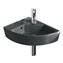 Lavabo mural graphit Hall 35x43cm izda Roca