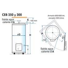 Termo CEB 300L de pie DE DIETRICH