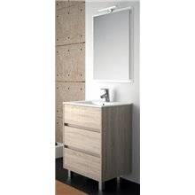 Mueble 81cm Roble Caledonia 3 cajones SALGAR ARENYS
