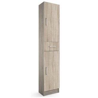 Mueble auxiliar pilar Motril roble caledonia 2P/1C SALGAR