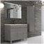 Mueble con lavabo Roble Smoky &Iacute;squia TEGLER