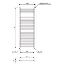 Radiador toallero Talia WF 120 Ferroli