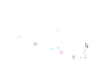 Image result for stars following cursor gif