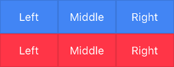 iOS buttons group