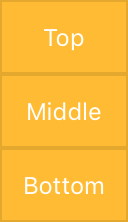 iOS buttons group
