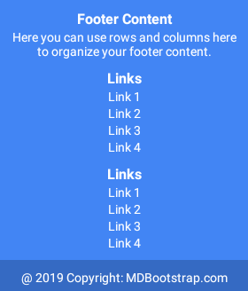 Android footer