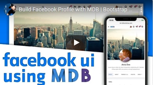 MDB 5 - Bootstrap 5 & Material Design 2.0