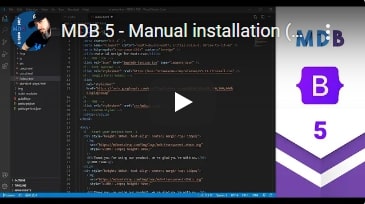 MDB 5 - Bootstrap 5 & Material Design 2.0