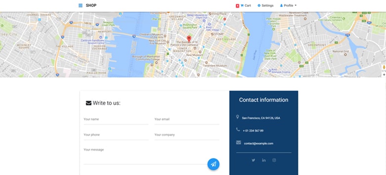 Contact Pages