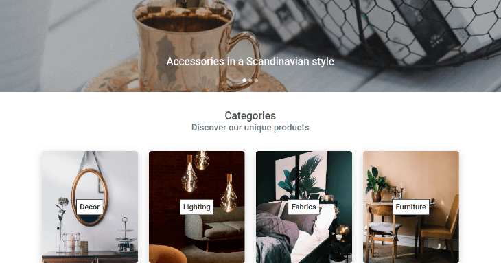 Example eCommerce Contact Page
