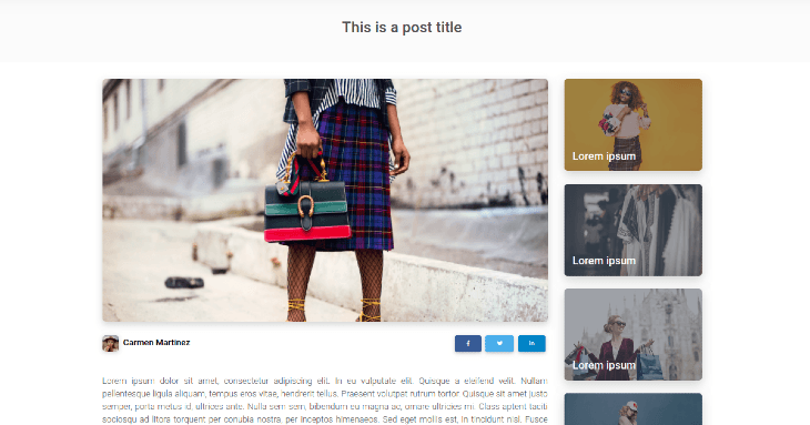 Example eCommerce Blog Post