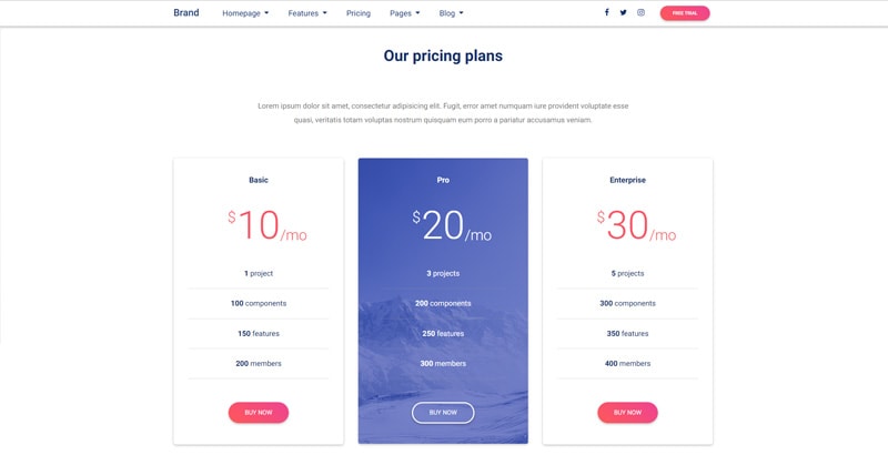 Pricing