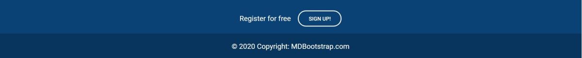 MDB 5 - Bootstrap 5 & Material Design 2.0
