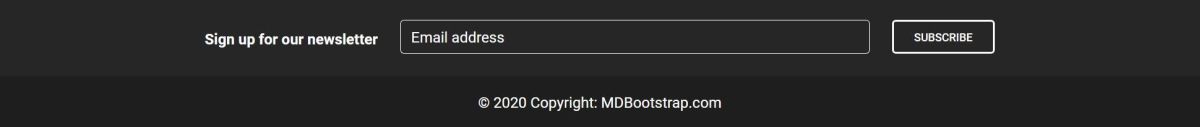 MDB 5 - Bootstrap 5 & Material Design 2.0