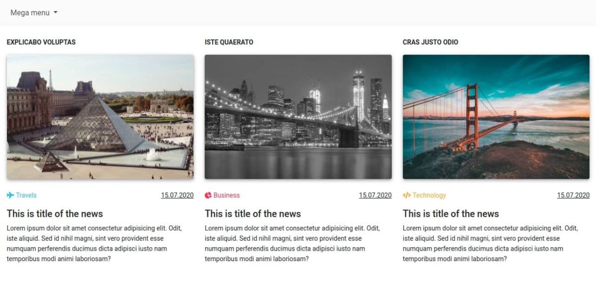 MDB 5 - Bootstrap 5 & Material Design 2.0