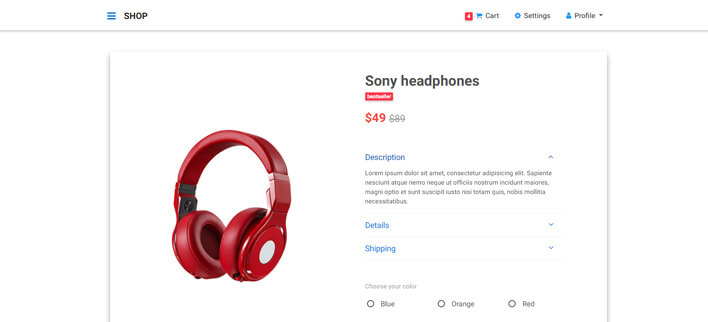 Product Pages
