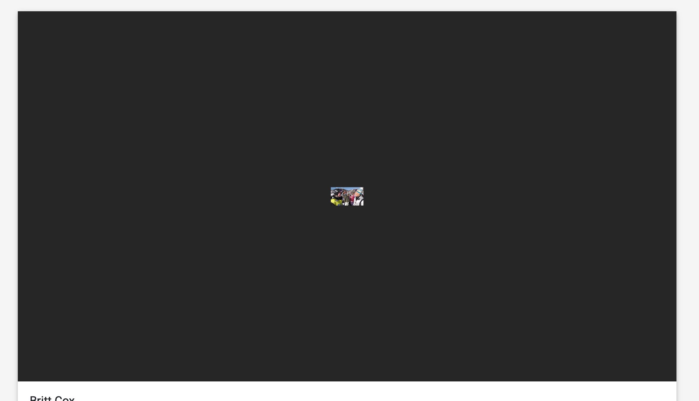 Safari screen shot of player