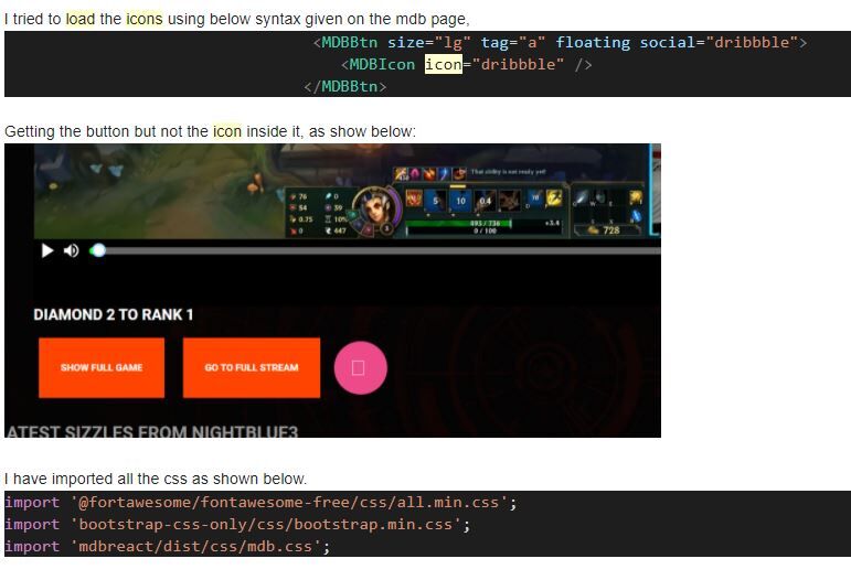 Refer to image for code snippets and issue
