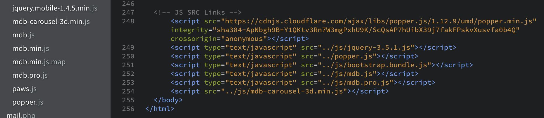 JS