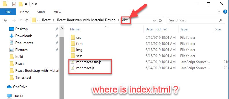 my generated files after run build 