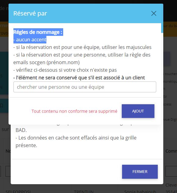 double modal opened