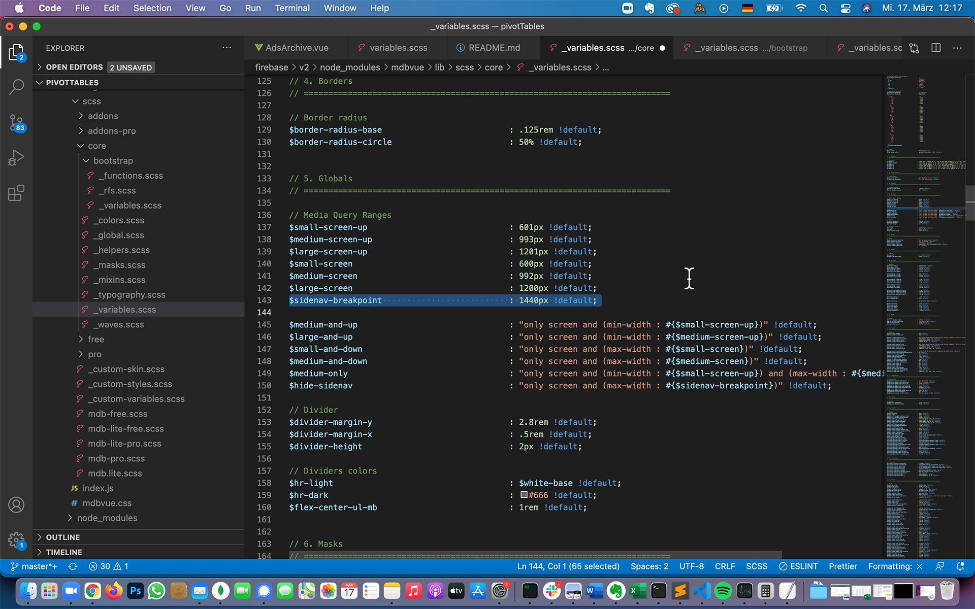 Changes inside the selected line (cf. screenshot) don't have an impact on the sidebar collapse behaviour