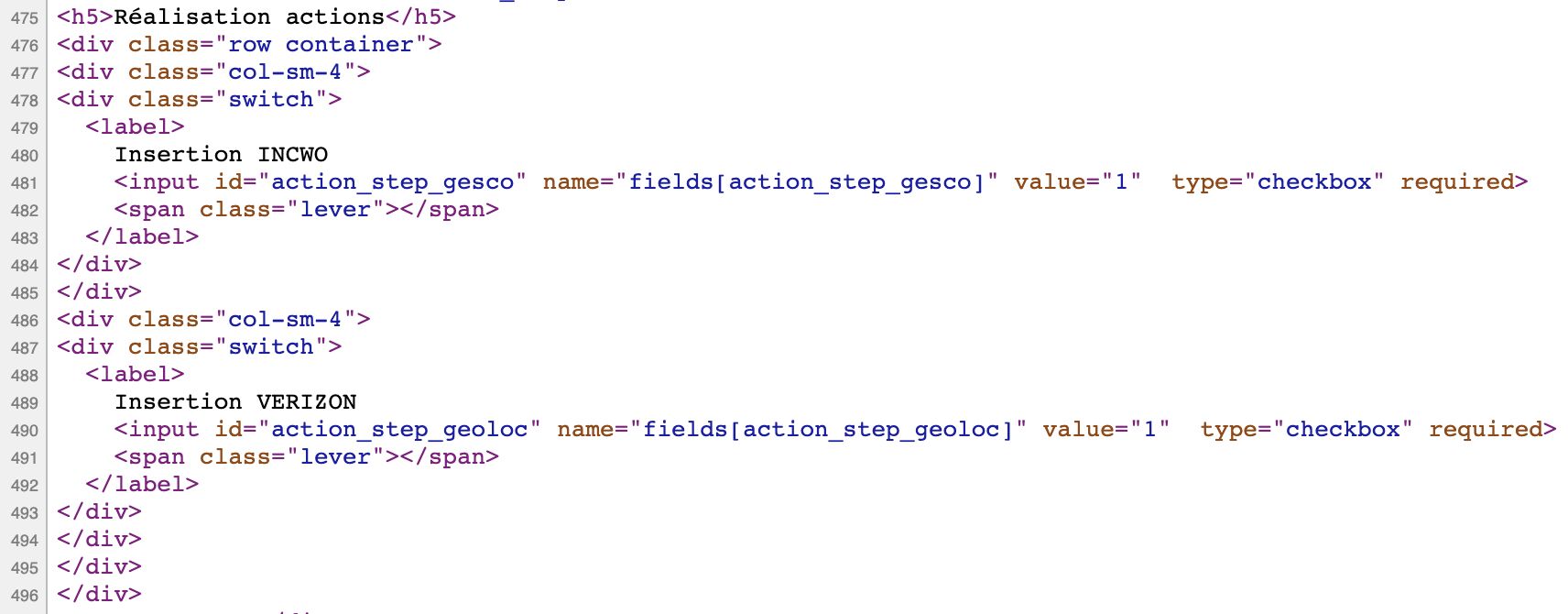 MY HTML CODE