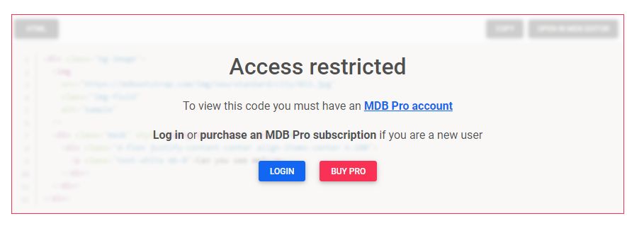 Access Restricted