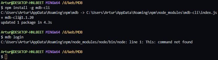 line 1: This: command not found
