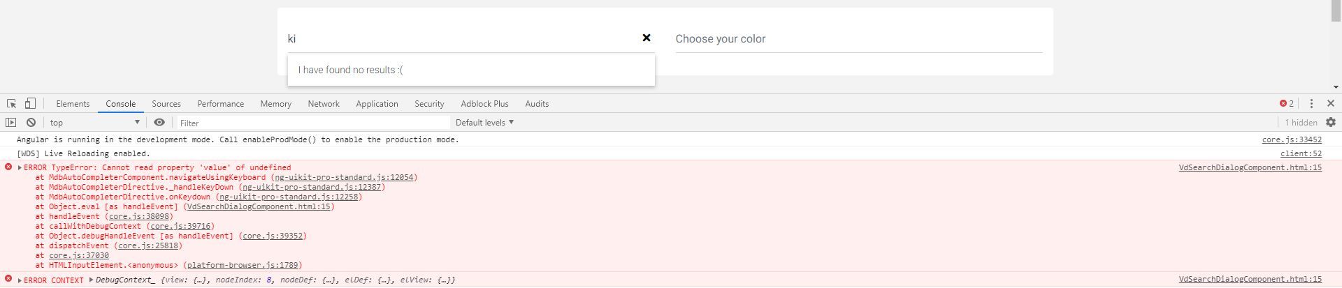 Log result after "arrow up" key