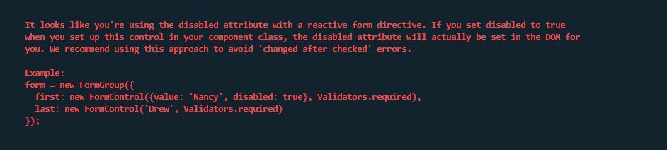 Screenshot of Error