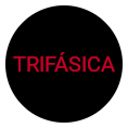 Placa de cocción de corriente trifásica