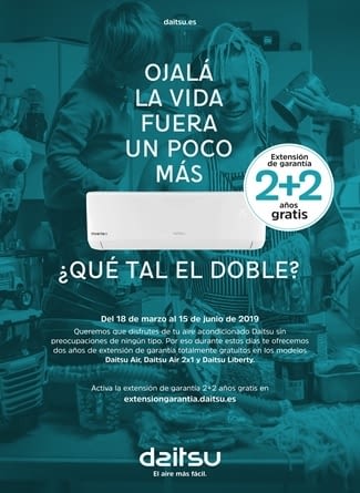 GARANTÍA DAITSU 2+2 4 AÑOS DE GARANTÍA