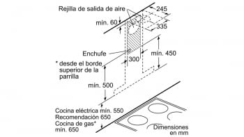 BALAY 3BC998HGC CAMPANA CRISTAL GRIS ANTRACITA 90CM 843M3/H A+ - 9
