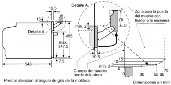 BOSCH CSG636BS3 Horno Compacto 45cm Inox Función Vapor de Gran Capacidad Interior | A+ - 9