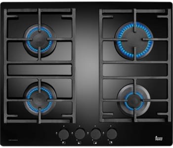 TEKA GZC 64300 XBB Placa Gas Butano 4 Fuegos Cristal Exact Flame