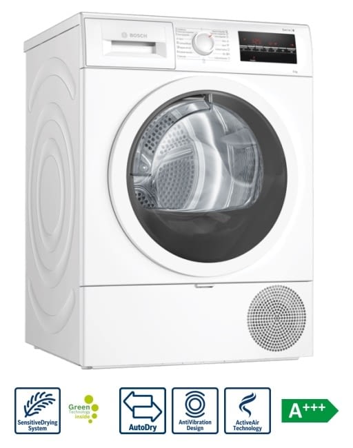 Secadora Bosch WTR87641ES 8Kg Bomba de Calor por Condensación A+++ | Instalación Disponible - 