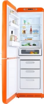 Combi Smeg FAB32LOR5 Naranja No Frost Estética Retro Años 50 A+++ Iluminación Led | Bisagra Izquierda | ¡Envío Gratis! - 2
